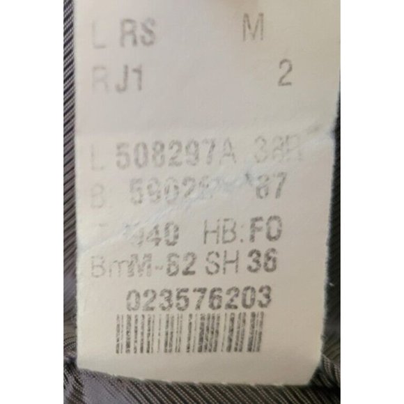 CALVIN KLEIN 38R MEN'S SPORT COAT GRAY WOOL BLEND TWO-BUTTON TWO-VENTS B524 - Picture 12 of 13